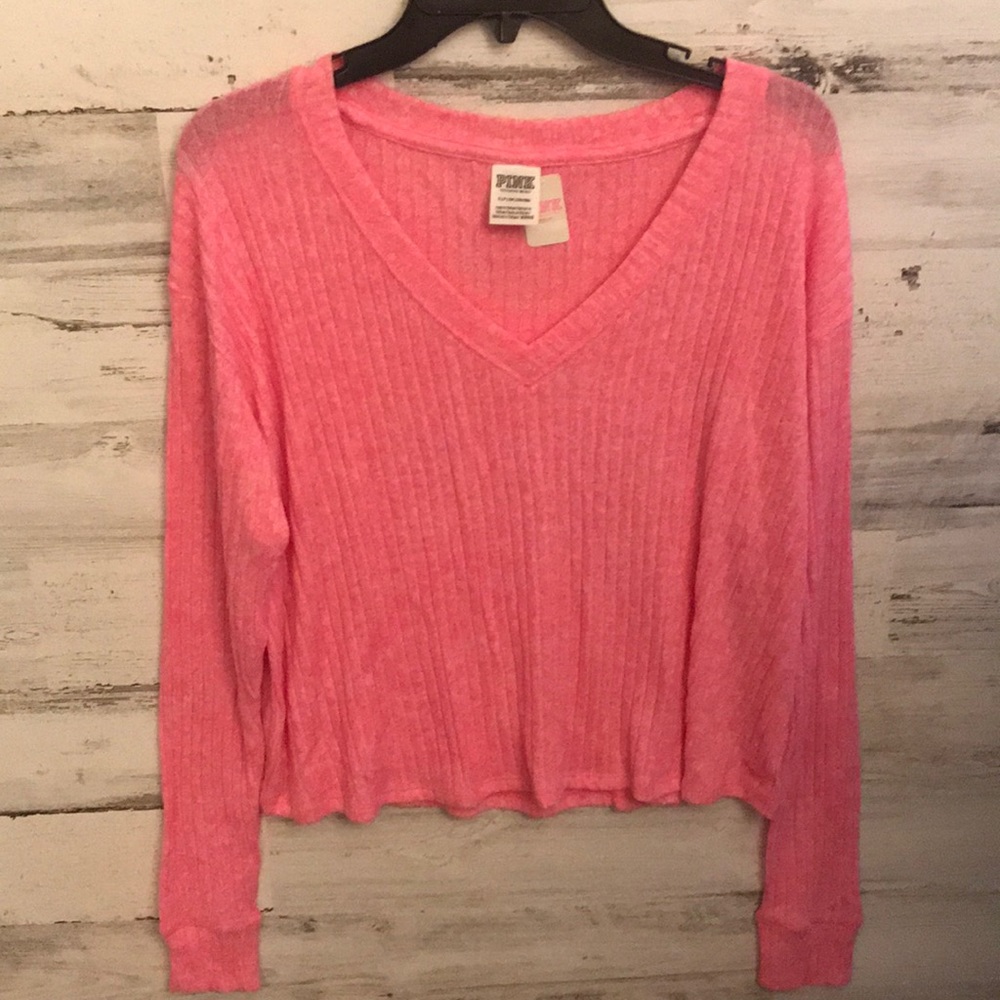 NWT Victoria’s Secret PINK Dog Crop Sweater